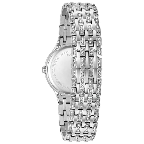 Bulova Swarovski Quartz Crystal Accent 32mm Watch - Picture 3 of 4